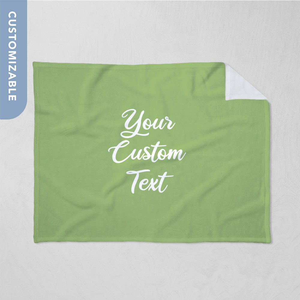 Custom Text Blanket