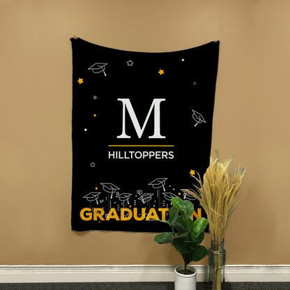 Custom Graduation Blanket