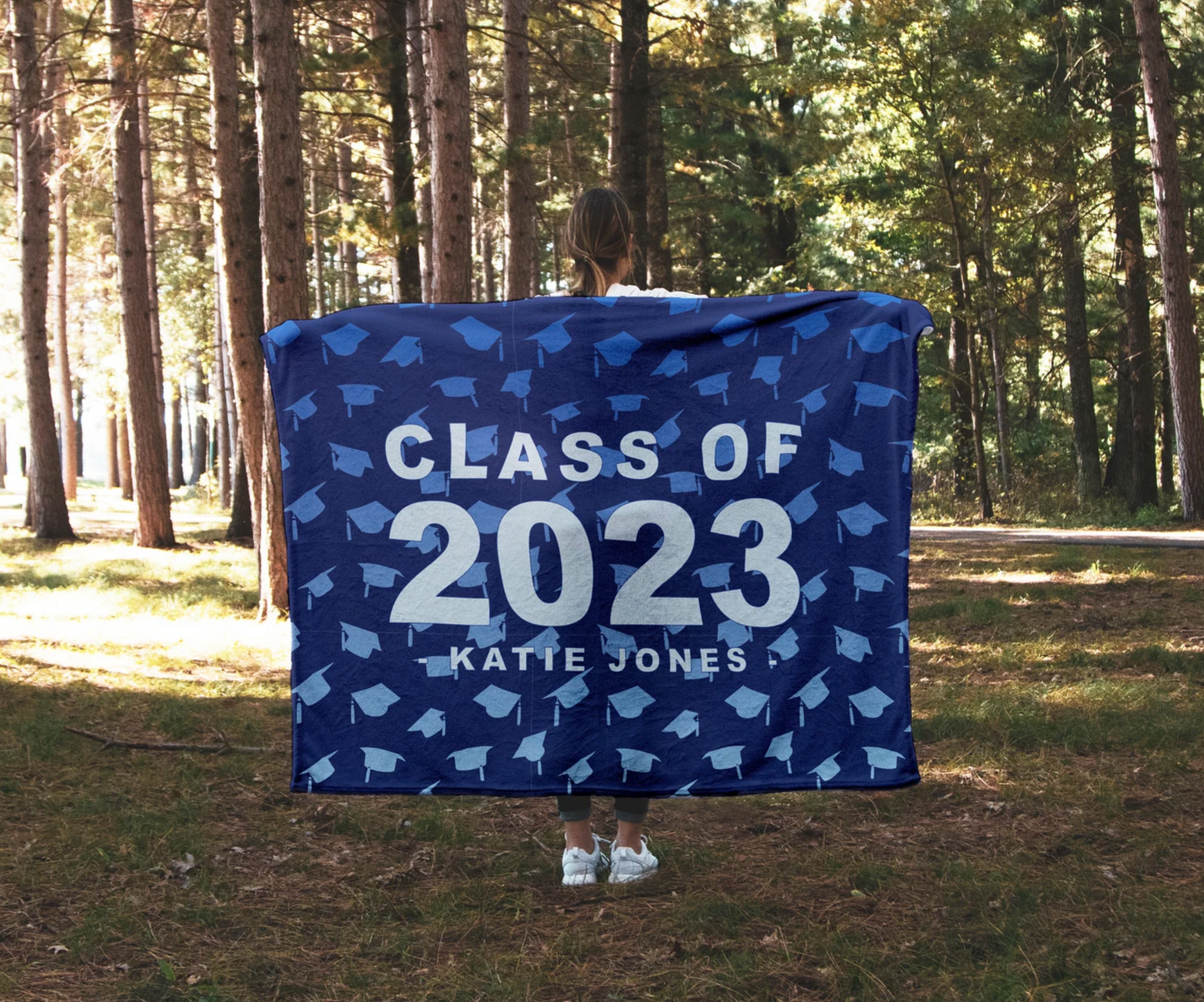 Custom Graduation Blanket - Class Of