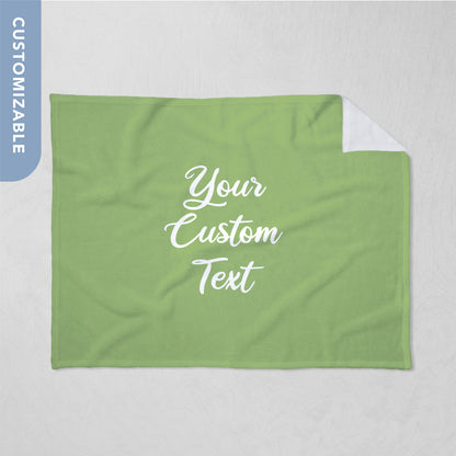 Custom Text Blanket